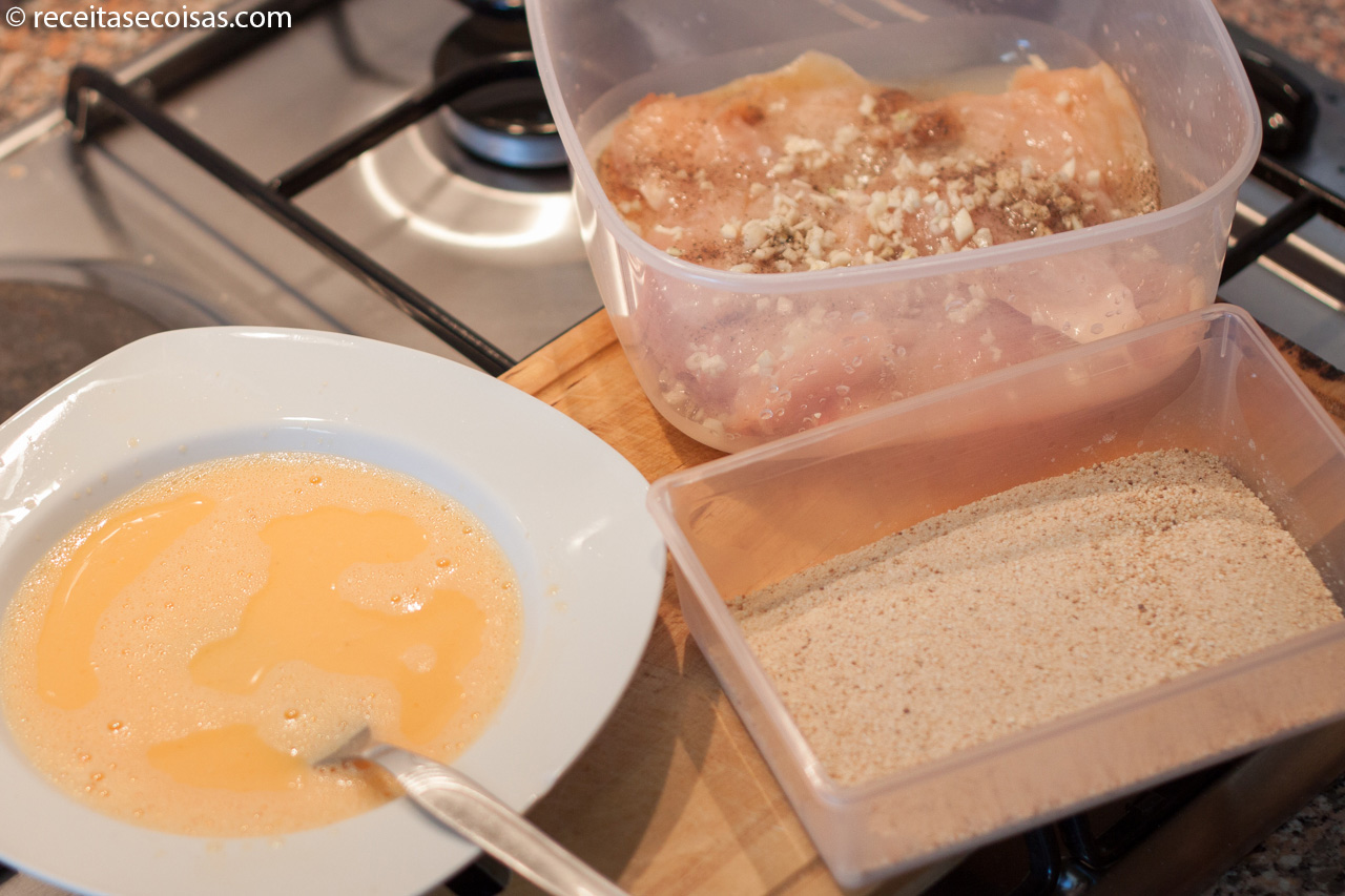 Prep. bifes frango panados
