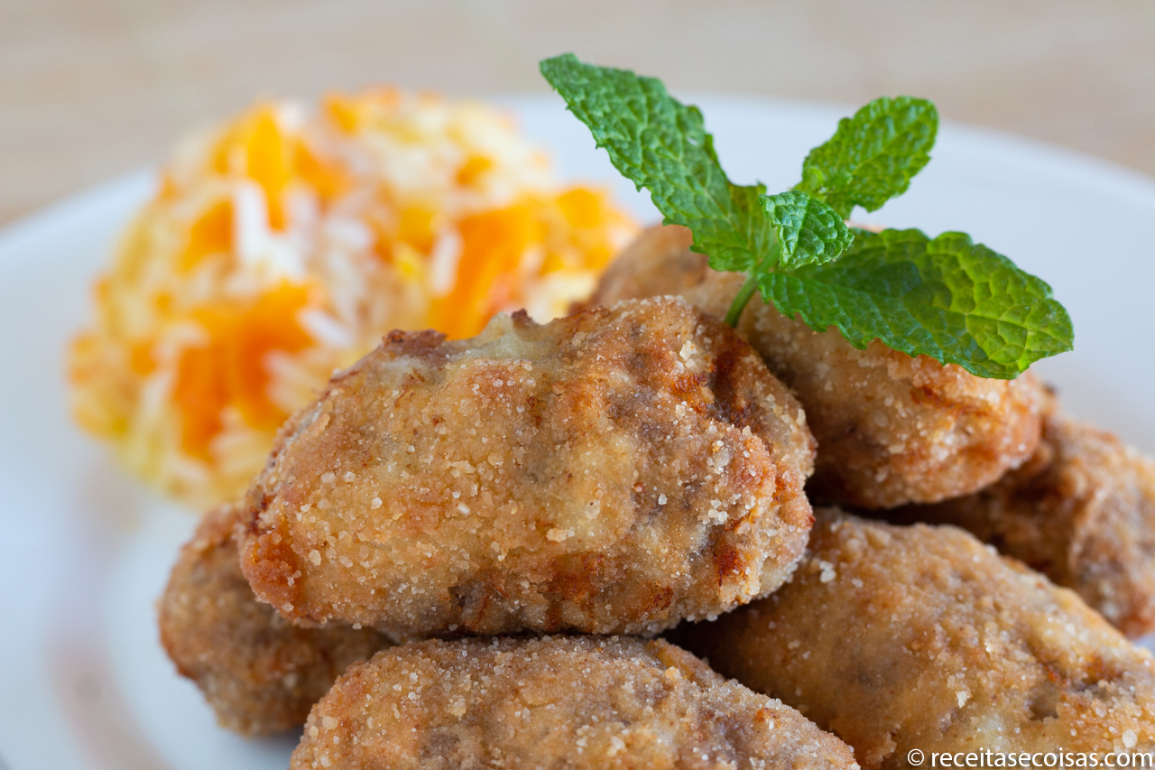 Croquetes rápidos sem glúten e sem lactose