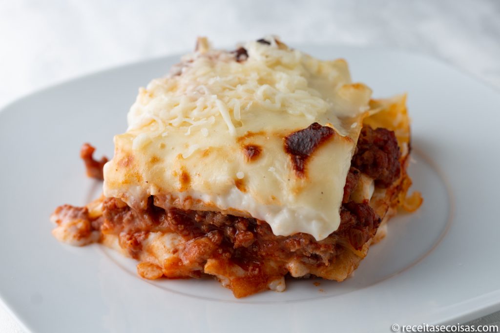 Lasanha de carne sem glúten