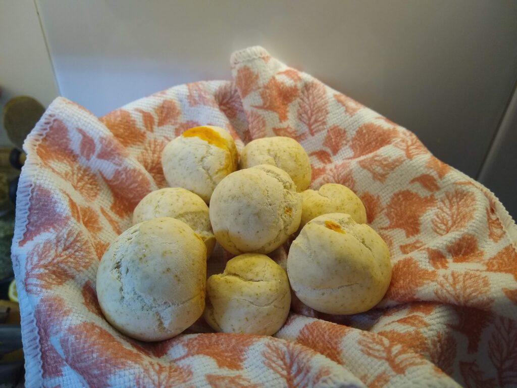 Pão sem glúten com chouriçoPão com chouriço